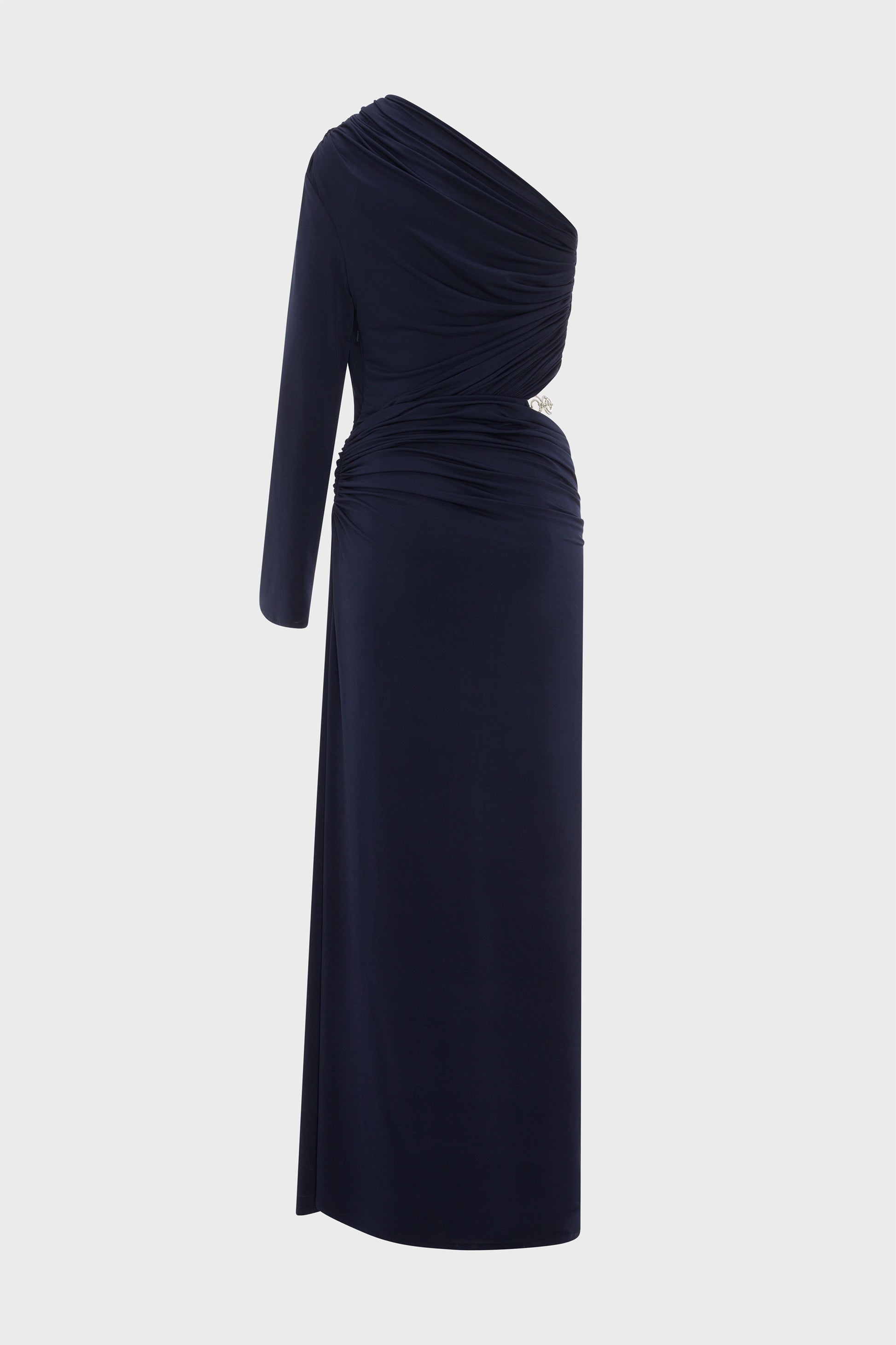 arianna asymmetric dress Arianna One-Shoulder Asymmetrical Pleated Dress